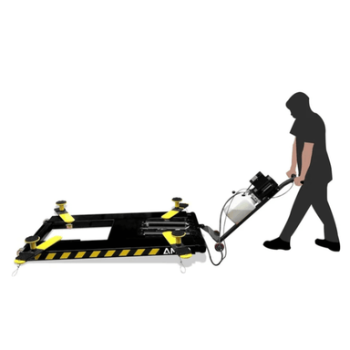 Amgo MR06, 6000lb Mid Rise Scissor Lift Side View