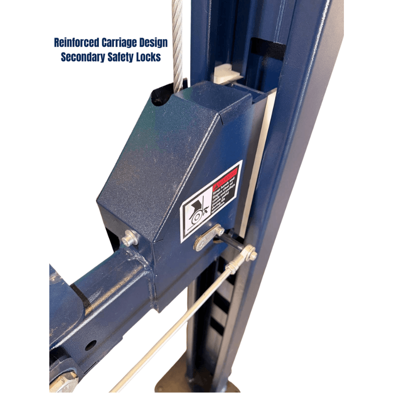 MS-8000-XLT 8000lb 4 Post Storage Car Lift Arm Base View