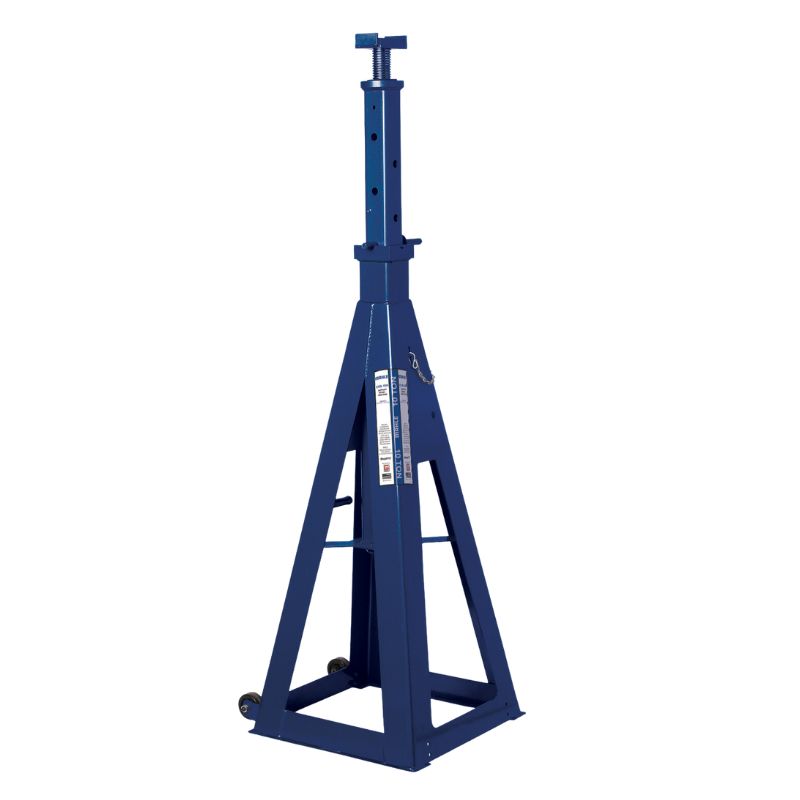 Mahle 7 ton Vehicle Support Stand in Blue - High Rise