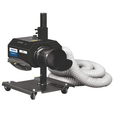 Mahle FluidPRO EV-1 Exhaust Ventilation System Side View with Hose and base
