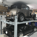 NSS8X-1  4 Post lift with antique Truck Claire's Garage Install