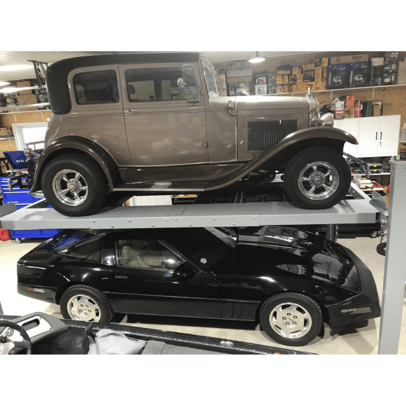 NSS8X-1 Vehicle Storage Lift Side View