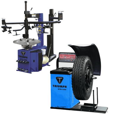 NTC-950-2 Tire Changer with NTB-1200 Wheel Balancer by Triumph Combo view