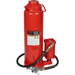 Norco 76333 30 Ton Tall Air/Hydraulic Bottle Jack Front View with Hose