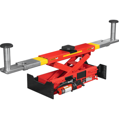 Norco 79324G 3 Ton Capacity Air Hydraulic Pump Operated Rolling Lift Bridge Side View