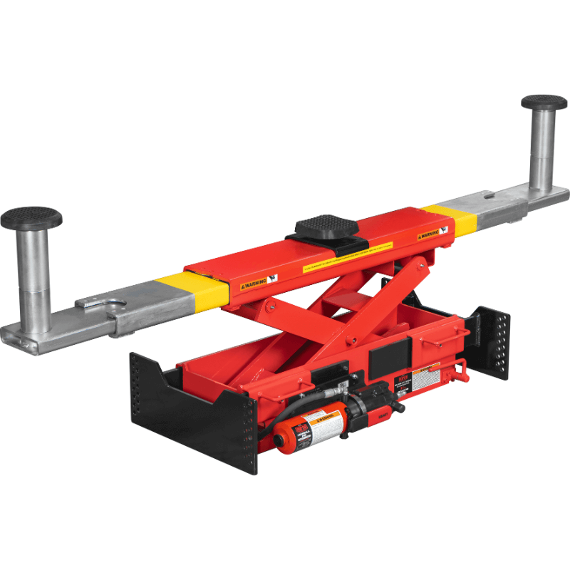 Norco 79324G 3 Ton Capacity Air Hydraulic Pump Operated Rolling Lift Bridge Side View