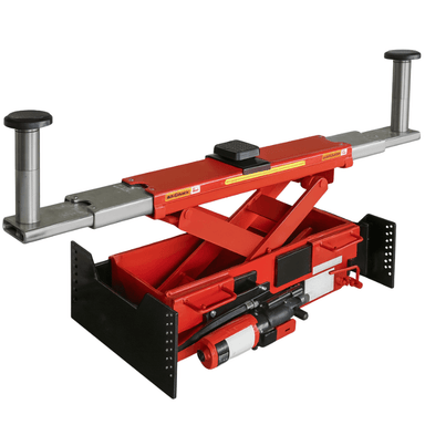 Norco 79335 3 Ton Capacity Air Hydraulic Pump Operated Rolling Lift Bridge Side VIew