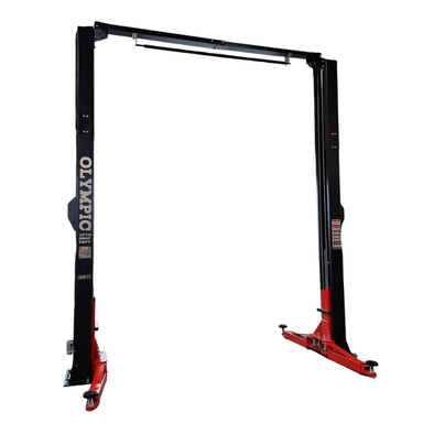 2PCFHD-15 15,000 lb. Heavy-Duty Clear Floor Lift Semi Side View
