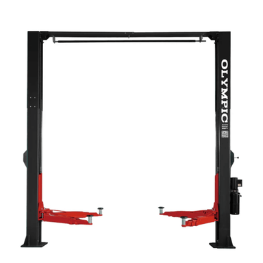 Olympic 2PCFHD-15 15,000 lb. Heavy-Duty Clear Floor Lift Front View