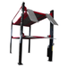 4P-4032XL 16,000 lb. Three Level 3-Car Stacking 4 Post Lift Semi Side View
