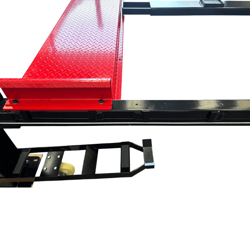 HDMBL-10 10,000 lb. "The Skipper" Portable Boat & Trailer Storage 4 Post Lift Footer View