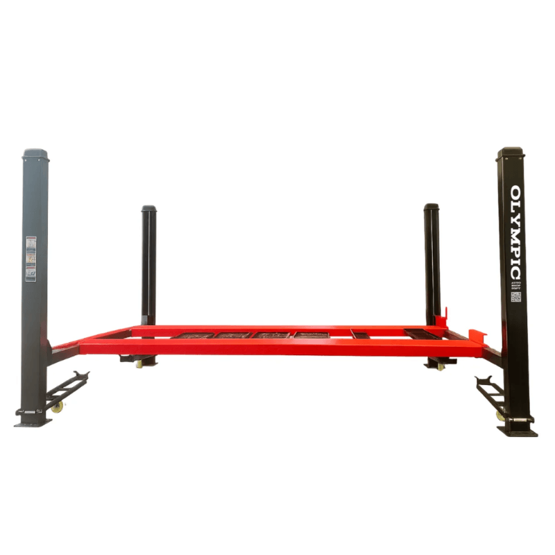 Olympic HDMBL-9 9,000 lb. Extra-Wide Portable Boat Trailer 4 Post Lift Side View