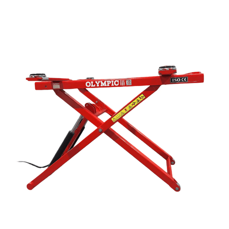 Olympic MRSL-6 6,000 lb. Portable Mid-Rise Scissor Lift Side View
