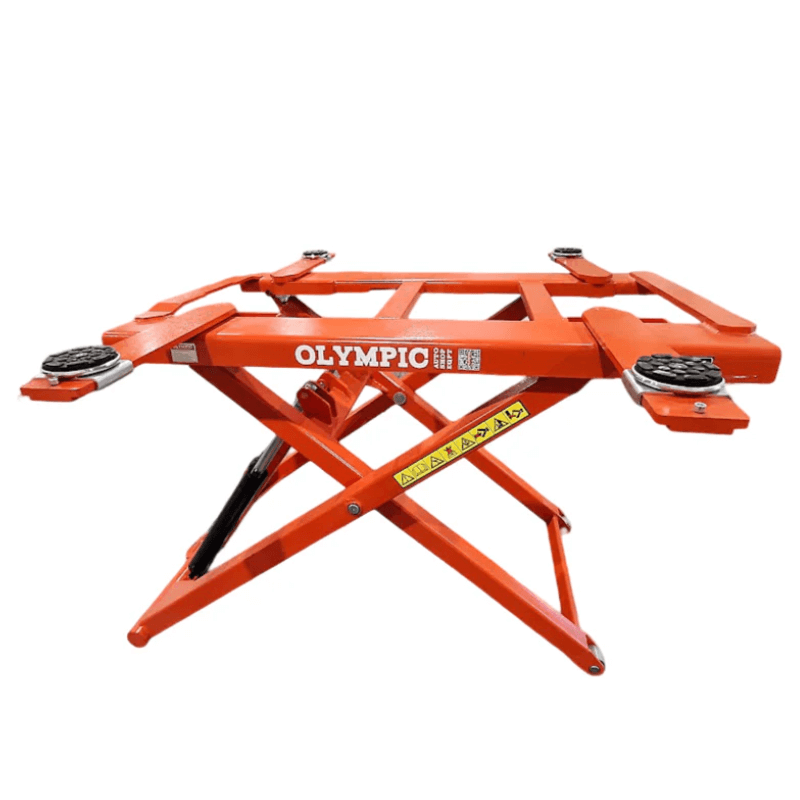 MRSL-6 6,000 lb. Portable Mid-Rise Scissor Lift Side View