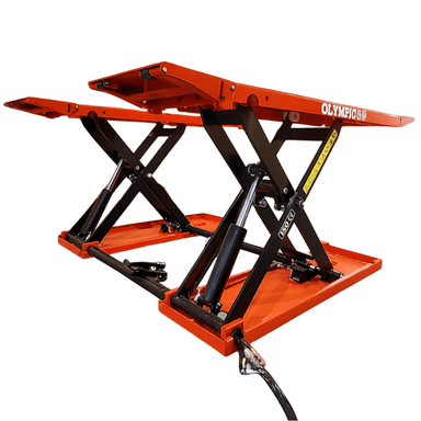 MRSL-75 7,500 lb. Portable Mid-Rise Scissor Lift Side View