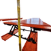 Olympic MRSL-75 7,500 lb. Portable Mid-Rise Scissor Lift Height View