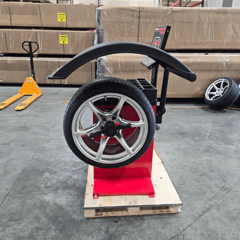 W820 Direct Drive Wheel Balancer Side View