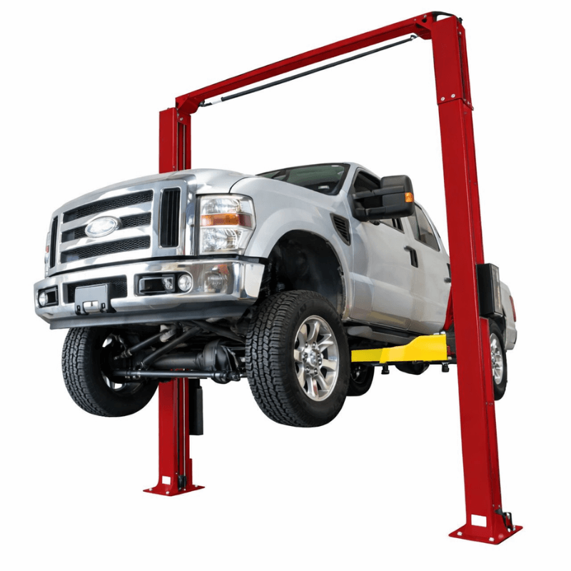 Omer Red10 10,000lb 2 Post Lift Semi Front View