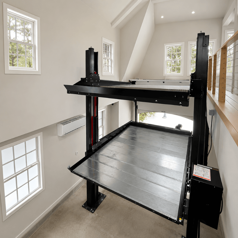 Omer TRIPARK Triple Car Stacker on the House View