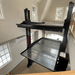 TRIPARK Triple Car Stacker Hydraulic Parking Lift on the house view