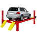 PRO-14E 14,000lb 4 Post Car Lift with Car at the Top View
