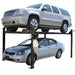 Atlas Garage PRO8000 4 Post Lift + (2) ProJack35 Sliding Jack Combo - Right Side View