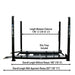  Garage Pro 8000EXT L 8,000lb 4 Post Vehicle Storage Lift - Extra Tall & Long Side View