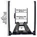 Atlas Pro8000EXT-L 8,000 lb Parking Lift - Front View