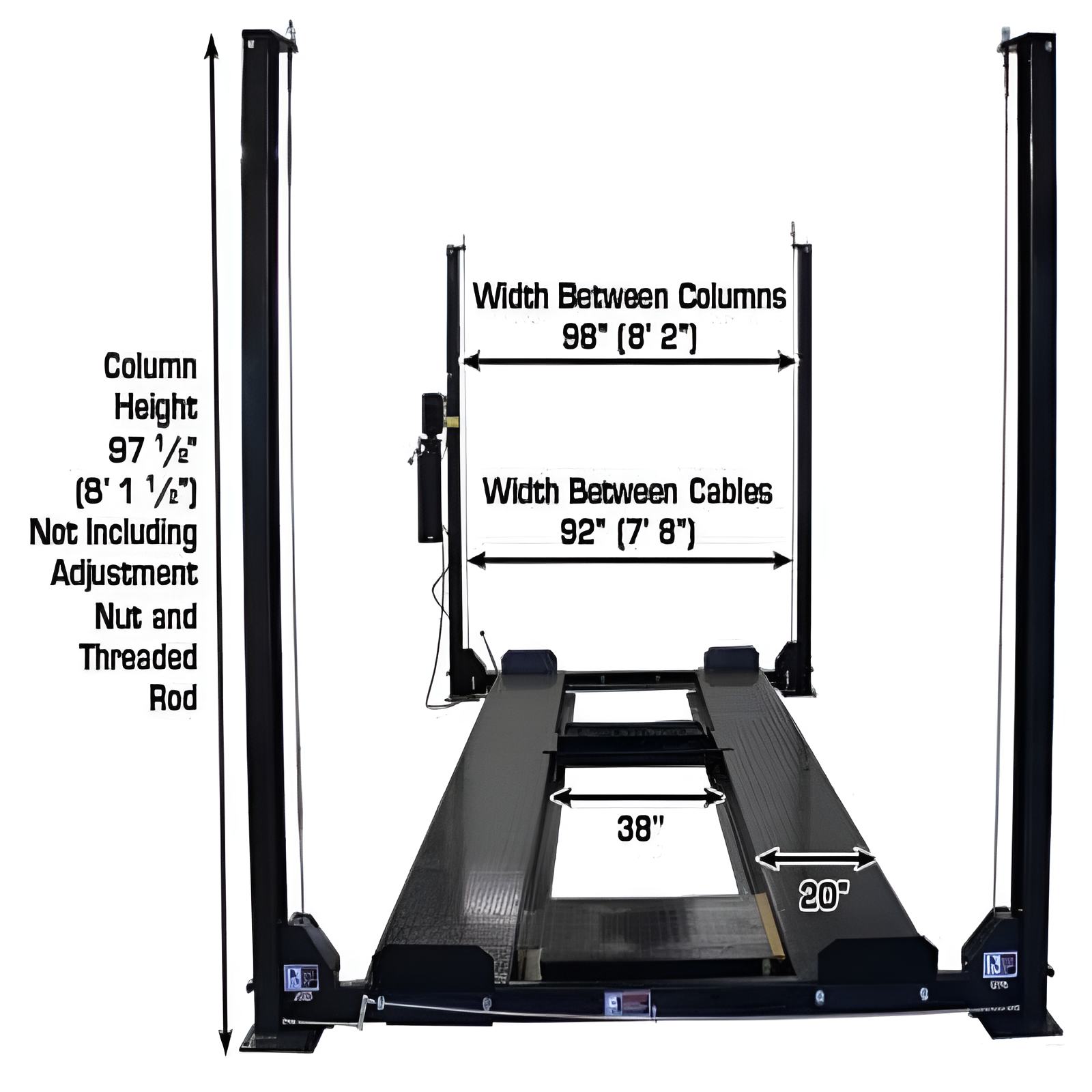 Atlas Garage Pro 8000EXT L Front View