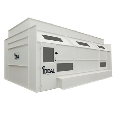 PSB-SDD26B-AK Paint Spray Booth by Tuxedo - Side View