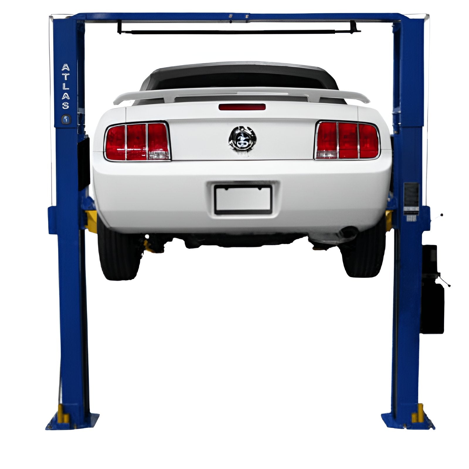 PV10PX 10,000 lb Overhead 2-Post Lift back View