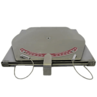QSP 25-129-P 4500lbs Stainless Steel Turn Plates with Pointer