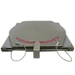 QSP 25-129-P 4500lbs Stainless Steel Turn Plates with Pointer