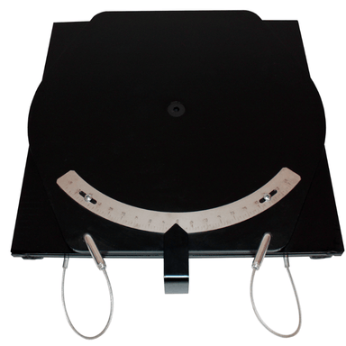 QSP 25-131-P Medium-Duty Turn Plates with Pointer – Powder-Coated Steel, 7,500 lb Capacity