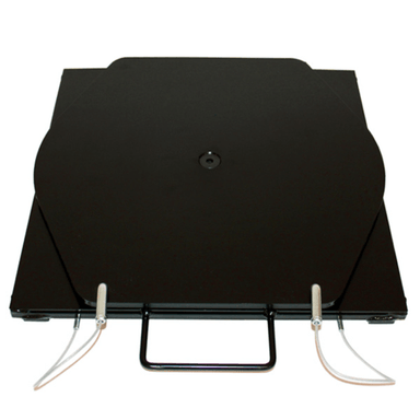 QSP 25-131 Medium-Duty Turnplates with Handles – Powder-Coated Steel, 7,500 lb Capacity