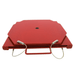 25-140 4500lbs Passenger Mild Steel Turn Plates - RED by QSP