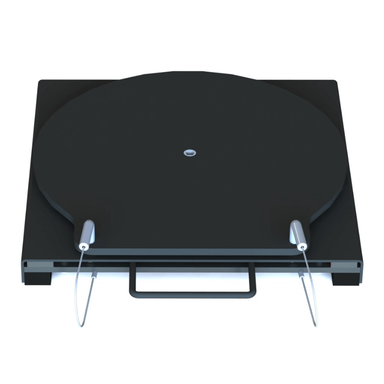 25-152 4500lbs Passenger Mild Steel Turn Plates (BLACK) by QSP 