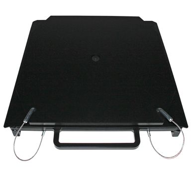 25-24-B Heavy-Duty Truck Turn Plates with Handle by QSP Upper angle view with handles