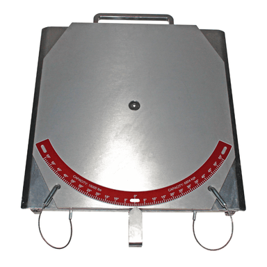 QSP 25-24-SSP Stainless Steel Heavy-Duty Truck Turn Plates with Handle