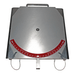 QSP 25-24-SSP Stainless Steel Heavy-Duty Truck Turn Plates with Handle