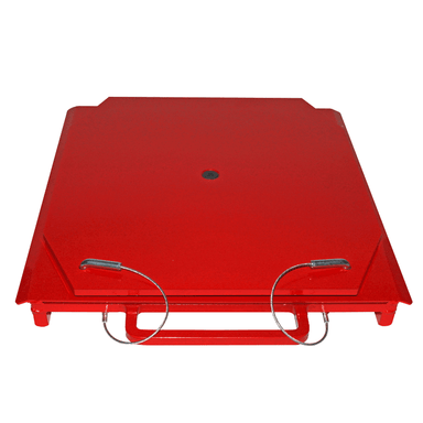 QSP 25-24 Heavy-Duty Truck Turn Plates with Handles (RED)