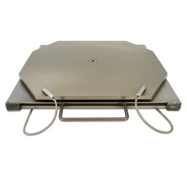 QSP 25-500 4500lbs Capacity Stainless Steel Turn Plates with Handles