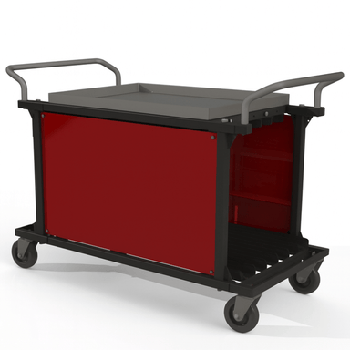 QSP CS-650-C Storage Cart For Heavy Duty Alignment Kit side View