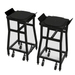 QSP DB-20K Heavy-Duty Alignment Stands – 40,000 lb Pair Capacity with Built-In Turnplates