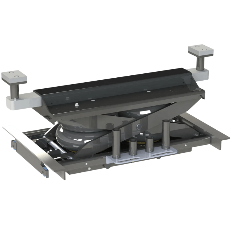 JW-9000 9000lbs Air Bag Rolling Jack – Universal Fit with Dual Air Bags Side View