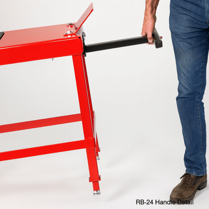 QSP RB-24 2500lbs Rolling Compensation Alignment Stand With Handle View