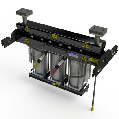 QSP RJ-6000 6,000 lb. Capacity Pneumatic Pivoting Rolling Jack Front View