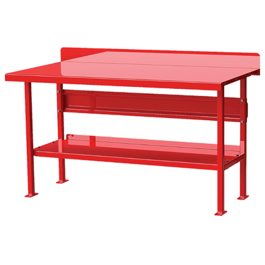 WB-100 Heavy-Duty Work Bench - Tubular Steel Frame by QSP Side View