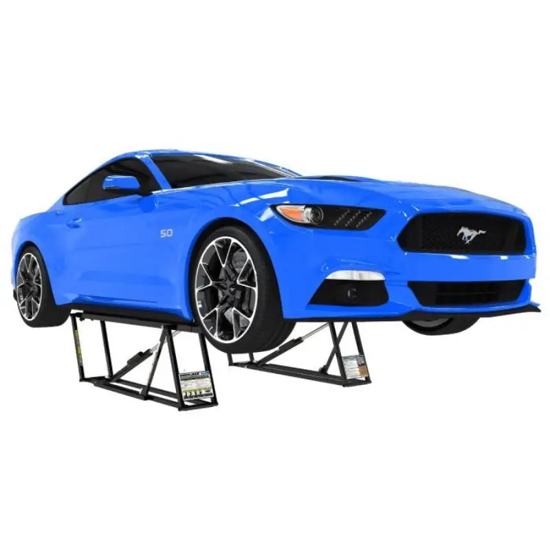 5000TLX 5,000lb &nbsp;Low Rise Scissor Lift - Ext Length by BendPak Side View