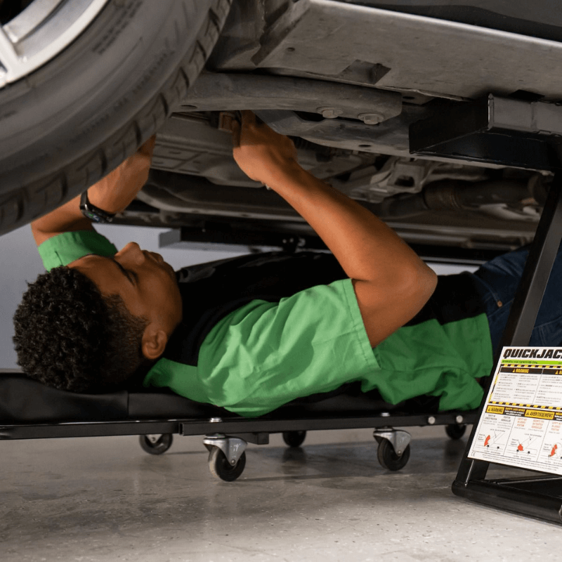 8000 lb Portable Car Lift QuickJack 8000TL Using The lift View